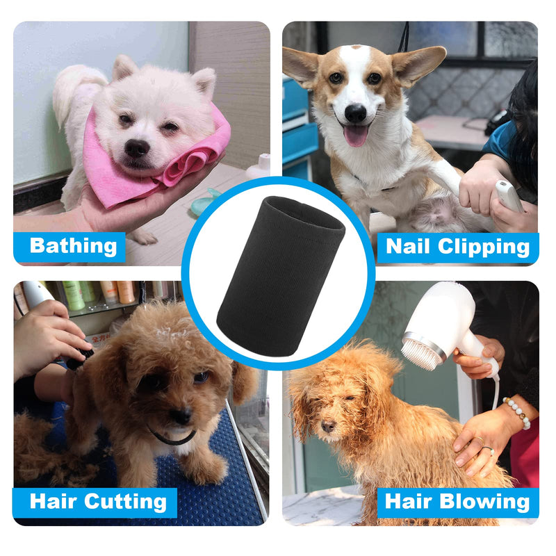 Dog Ear Muffs Noise Protection, 2 Pcs for Dogs, Dog Noise Cancelling Ear Muffs, Quiet Ears for Dogs, Dog Ear Wrap, The Grooming Tool for Calming Dogs(Black and Blue,M) - BeesActive Australia