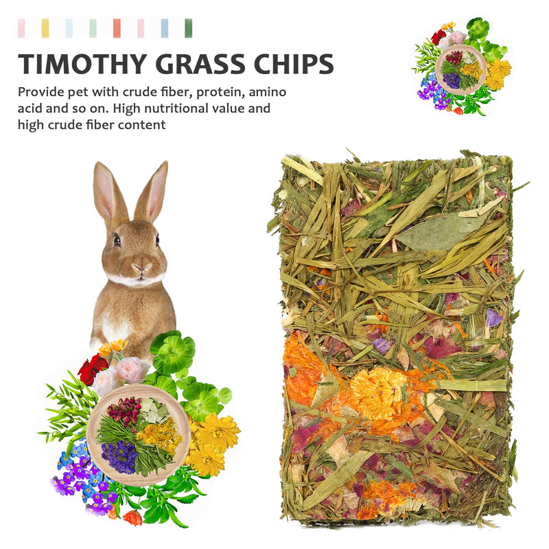 X-pet Rabbit Chew Toys, Chinchilla Treats for Dental Health, Natural Timothy Hay Chips Chew Treats,Small Animals Snacks for Rabbits, Hamsters, Bunny, Guinea Pig, Chinchillas - BeesActive Australia