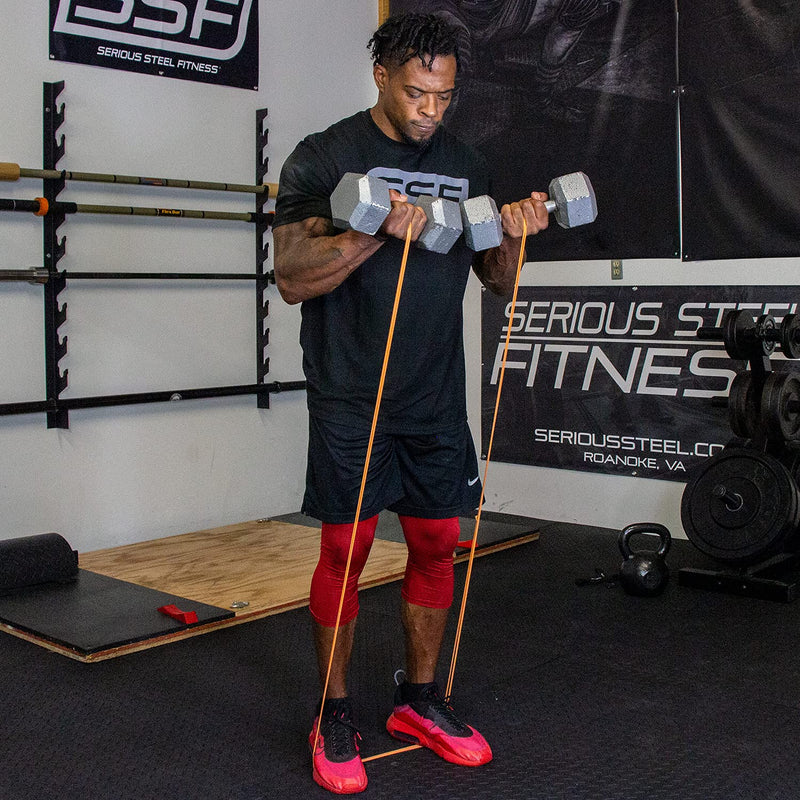 SERIOUS STEEL FITNESS Assisted 41" Pull-Up Band, Resistance & Stretch Band, Powerlifting Band & Pull-up Assist Loop Band (Single Band) #0 (2-15 lbs) - BeesActive Australia