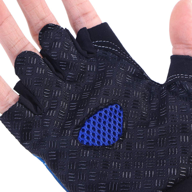 [AUSTRALIA] - VORCOOL UV Protection Fishing Fingerless Gloves Anti-Slip Fishing Gloves for Cycling Climbing Fishing Riding Kayaking Size M 