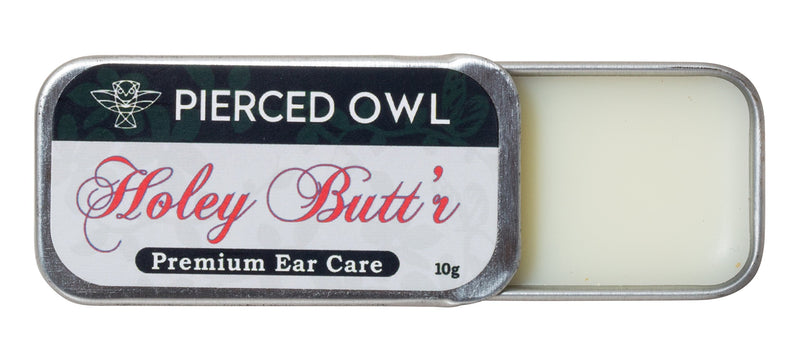 Holey Butt'r Premium Stretched Ear Lobe Cream, Vegan, 10g / .35 ounce - BeesActive Australia