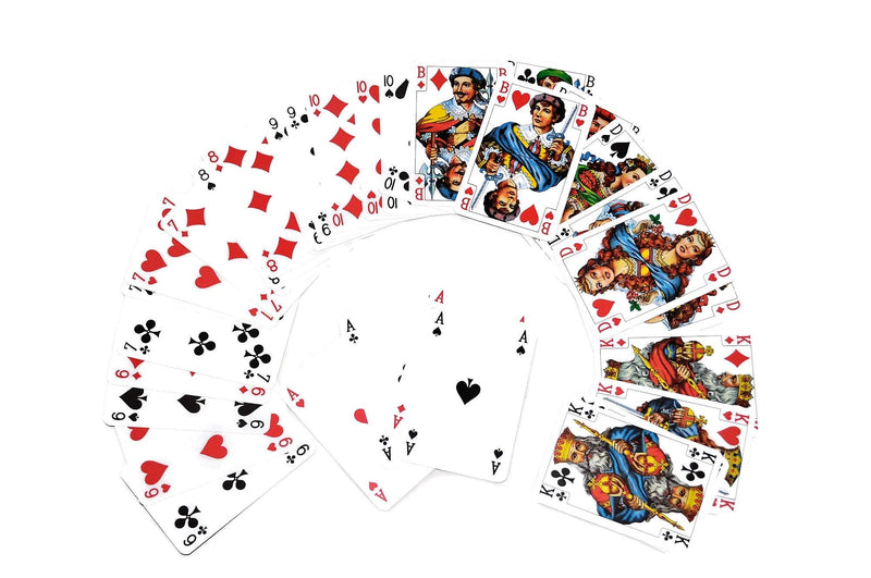 2 Decks Set Russian Classic Durak Card Game Play 36 Playing Cards in Deck Plastic Case Дурак Игральные Карты - BeesActive Australia