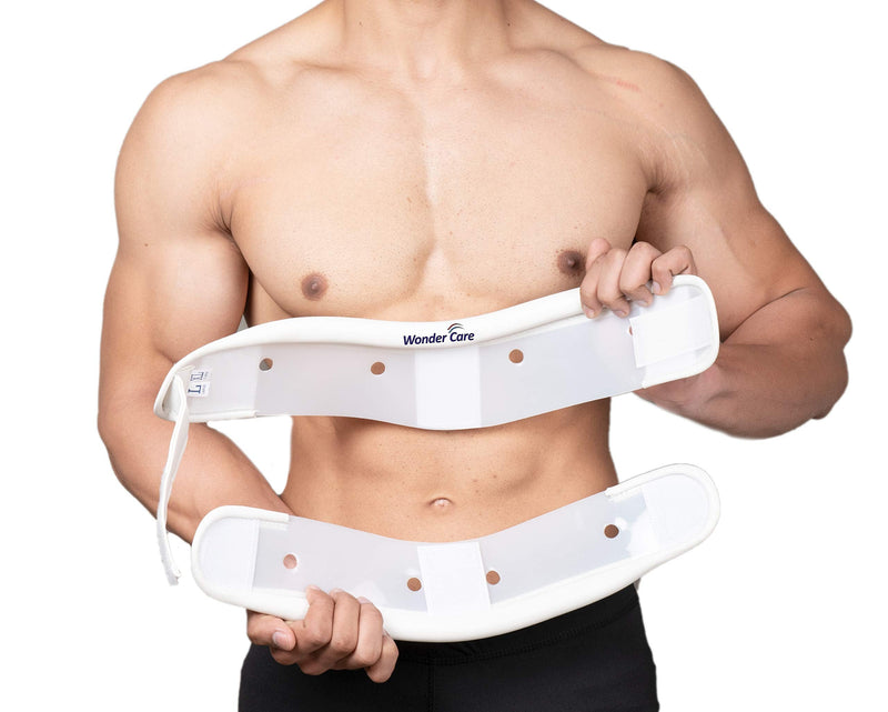 Wonder Care- Rigid Cervical Collar | Plastic Neck Support Brace Adjustable Height Collar Neck Support Brace Wraps Aligns & Stabilizes Vertebrae Neck Brace for Neck Pain and support for women & men Medium - BeesActive Australia