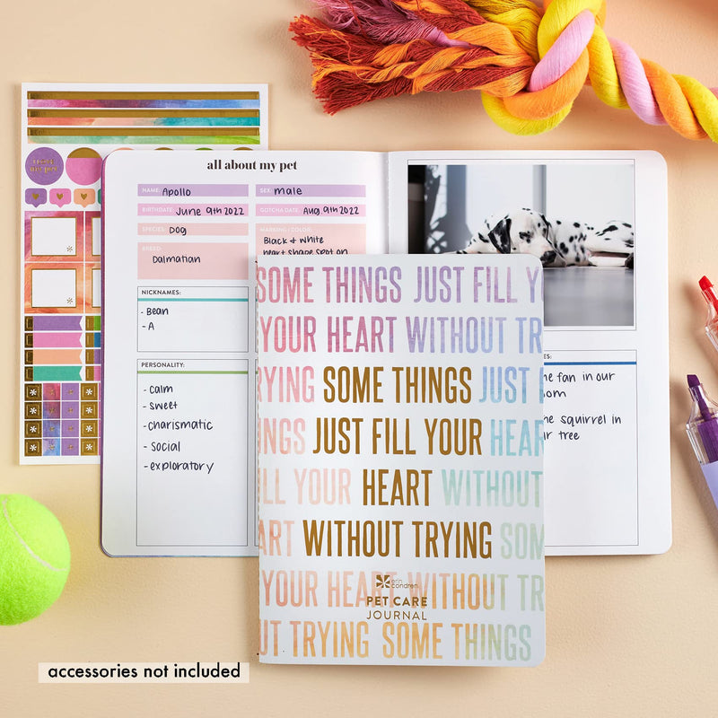 Pet Care Petite Planner. Featuring All About my Pet Section, Important Dates, Medical Info, Vet Visits, Vaccination and Medication Logs, Stickers and More! Portable Petite Planner by Erin Condren - BeesActive Australia