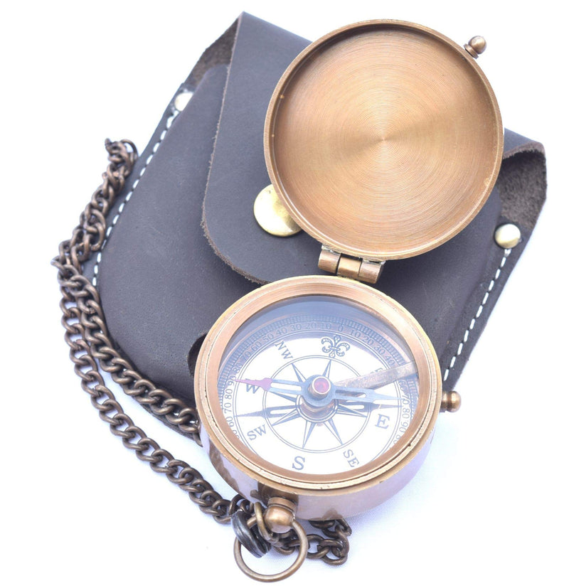 NEOVIVID Be Strong and Courageous Engraved Compass, Confirmation Gift Ideas, Baptism Gifts - BeesActive Australia