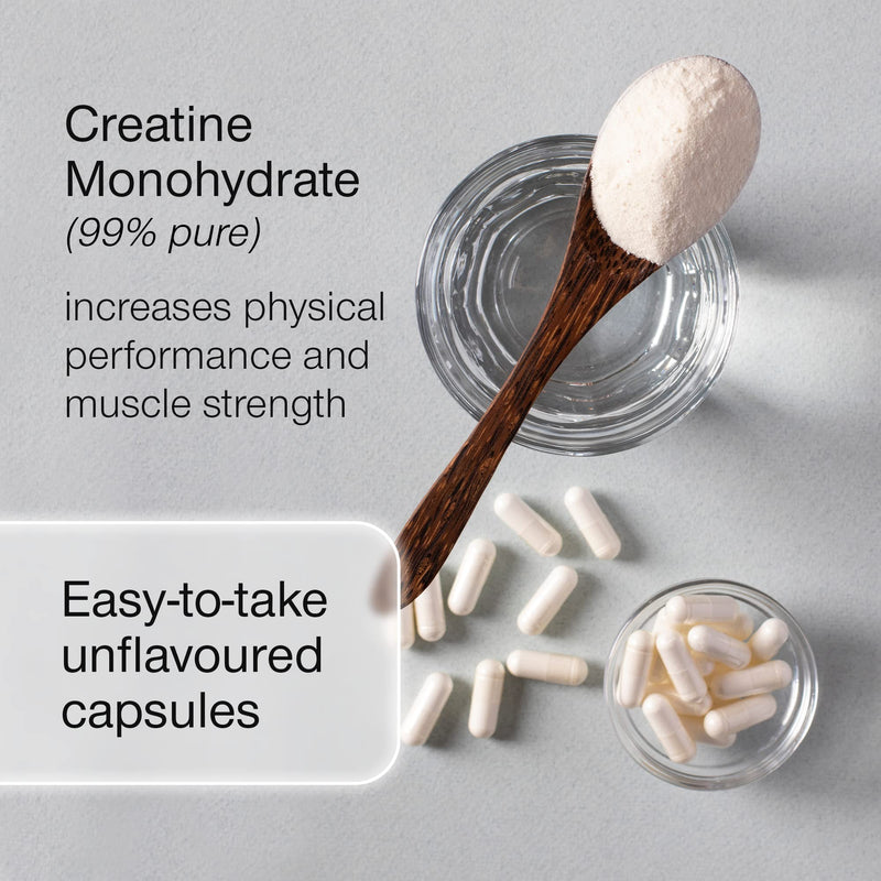 Creatine Monohydrate Tablets 3000mg - Easy to Swallow 120 Creatine Capsules - Vegan Creatine Tablets for Men & Women - Pre Workout Gym Supplement - Creatine Powder Pills for Muscle Growth 30 Servings - BeesActive Australia
