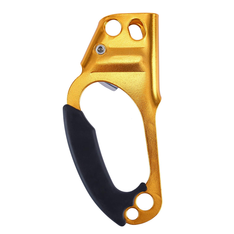 WILDKEN Climbing Hand Ascender Outdoor Mountaineering Tree Arborist Climbing Rappelling Equip Hand Ascender for 8-12MM Rope Left Right Hand Ascender Orange - Right - BeesActive Australia