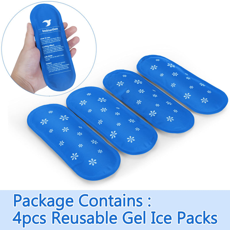 CURMIO 4pcs Ice Pack for Diabetic Cooler Bag, Reusable Gel Ice Pack for Insulin Travel Case Ice Packs (4pcs) - BeesActive Australia