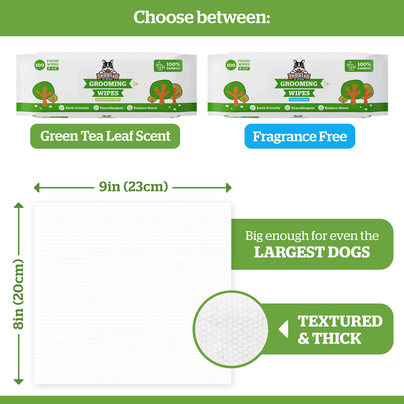 Pogi's Plant-based Poop n' Wipe Combo - 480 Compostable Dog Poop Bags and 100 Plant-based Grooming Wipes Bundle - BeesActive Australia