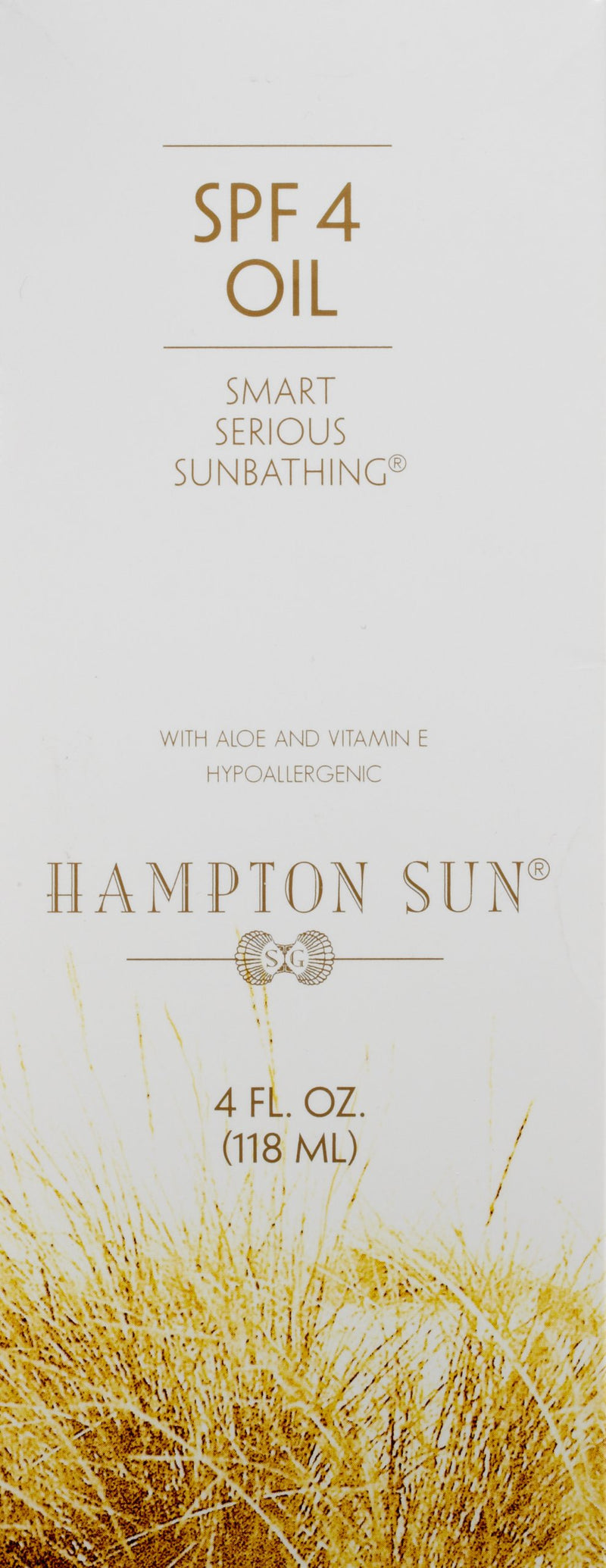 Hampton Sun SPF 4 Oil, 4 Fl Oz - BeesActive Australia