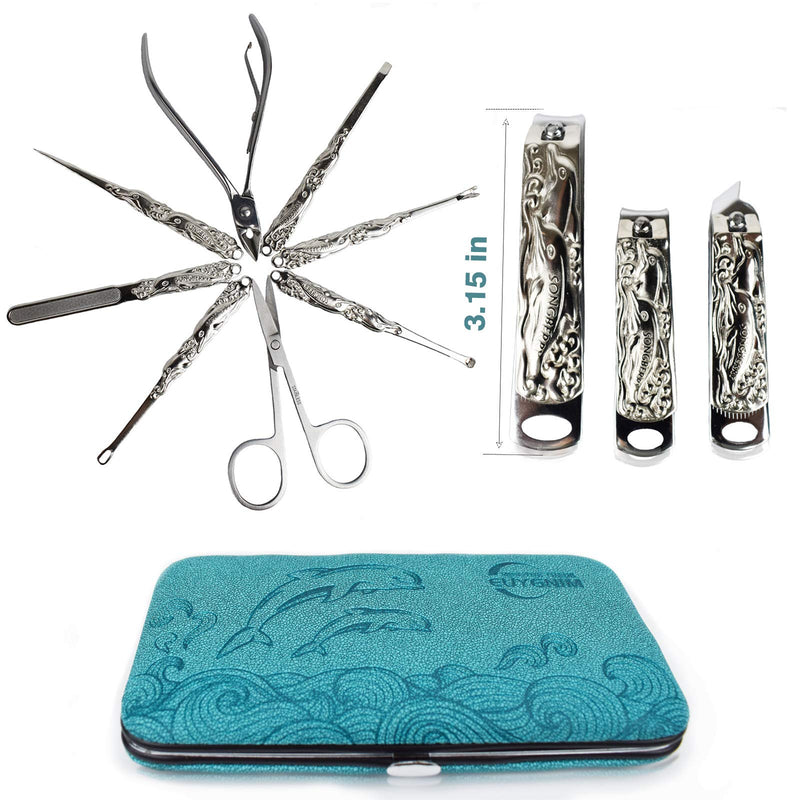 EUYGNIM Nail clippet set nail clipper kit, manicure kits, Professional pedicure set,stainless steel nails and toenails and nail files, sharp nail clippers and portable suitcase - BeesActive Australia