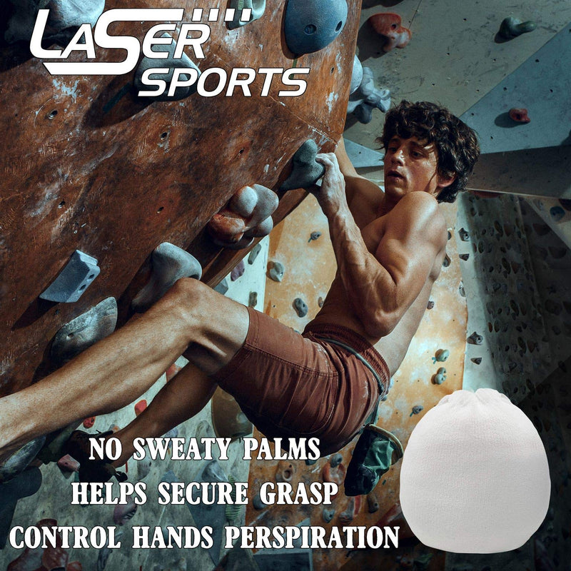 Laser Sports Chalk Ball Sock - Great for Weightlifting and Powerlifting - Increase Your Grip While Rock Climbing and Performing Gymnastics - for Men and Women - 3oz - BeesActive Australia