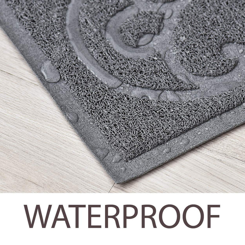 PetLike Cat Litter Mat, Thick Litter Trapping Mat, Durable Litter Box Mat Waterproof, Indoor Mat Washable Mats with Non-Slip Backing, Soft on Kitty Paws and Easy to Clean, Phthalate Free, 30x18 Light Pink - BeesActive Australia