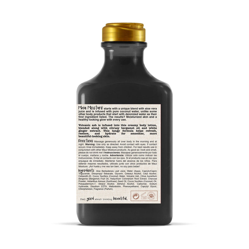 Maui Moisture Body Care Detoxifying Volcanic Ash Body Lotion, 19.5 Fl Oz Bottle (18283) 19.5 Fl Oz (Pack of 1) - BeesActive Australia