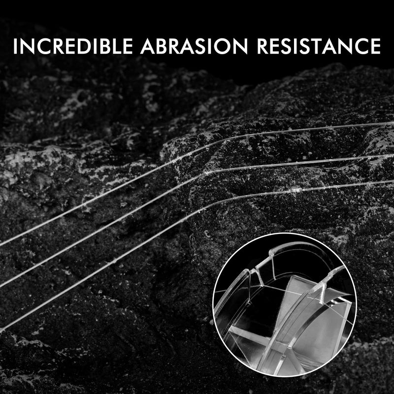 TRUSCEND 100% Fluorocarbon Fishing Line, Japan Material Nrivaled Sensitivity & Invisibility, Superior Castability & Toughness, Strong Impact Strength, Low Stretch & Memory 10lb/0.24mm/54yds Clear - BeesActive Australia