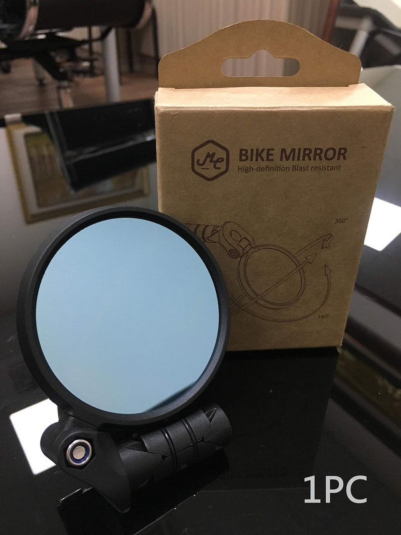 MEACHOW Bar End Bike Mirror [Upgraded Version] Scratch Resistant Glass Lens,HD,Safe Rearview Mirror,ME-001 Blue - BeesActive Australia