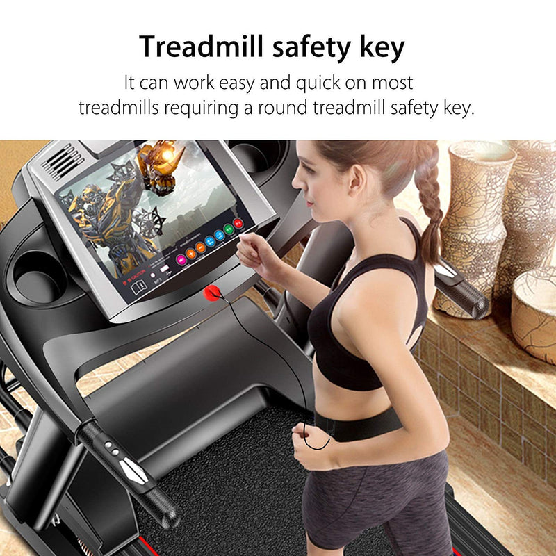 EEEKit Treadmill Universal Magnet Safety Key for All NordicTrack, Proform, Image, Weslo, Reebok, Epic, Golds Gym, Freemotion, and Healthrider Treadmills Black - BeesActive Australia