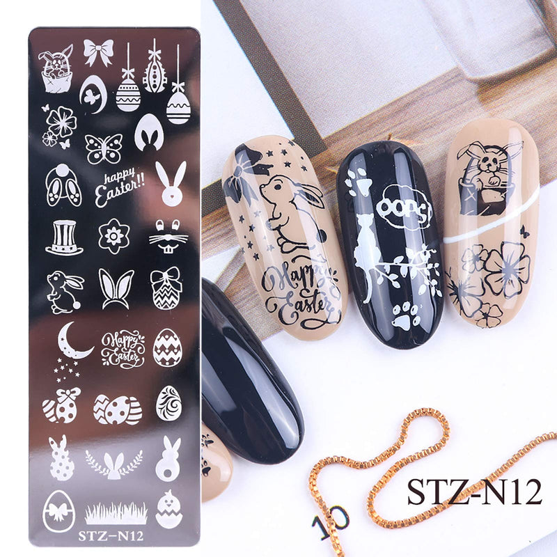 Nail Stamper Set 5PCS Nail Stamping Plates + 1 Stamper + 1 Scraper Lace,Butterfly Leaf Flower Rose Feather Nail Design For Acrylic Nail Supplies,DIY Nail Decoration Equipment Tool - BeesActive Australia