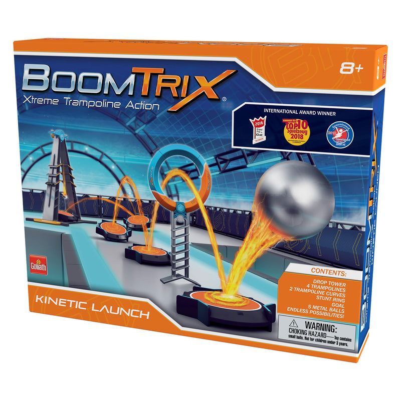 Goliath Boomtrix Kinetic Launch Kinetic Metal Ball Chain Reaction Stunt Kit - Fun - Educational - STEM - BeesActive Australia