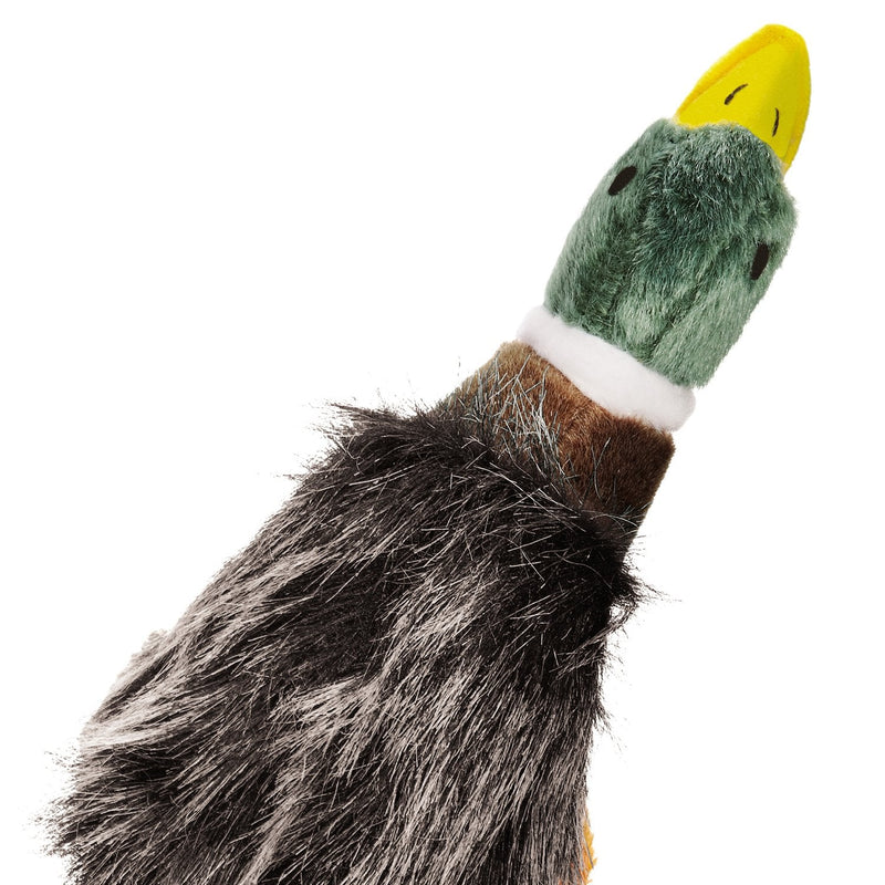 Grriggles 10-Inch Plush Squawk Flock Dog Toy Mallard - BeesActive Australia