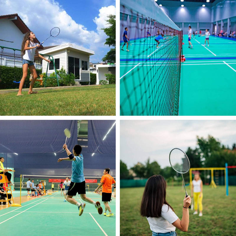 Glodwheat Badminton Net Sports Outdoor Indoor Fitness Badminton Pickleball Replacement Net for Backyard Beach Garden Schoolyard (20 FT x 2.5 FT) - BeesActive Australia