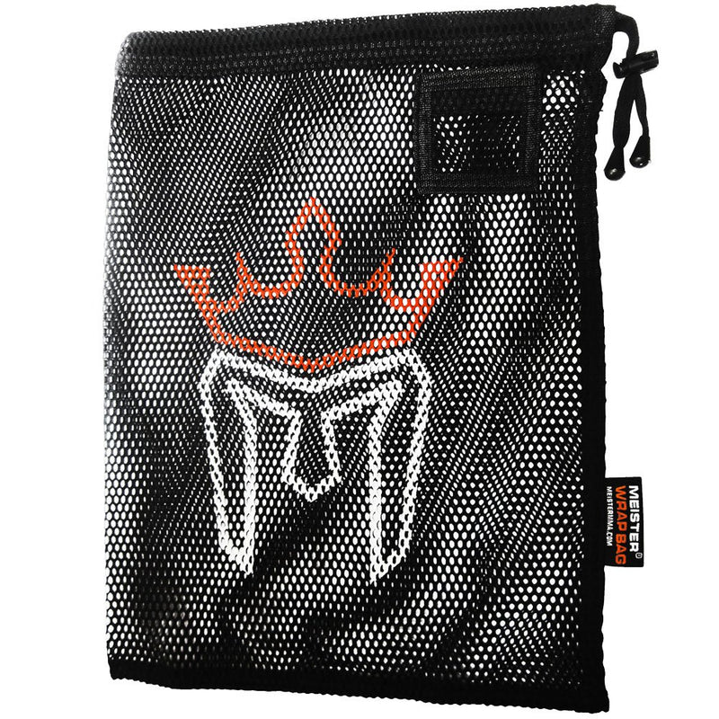 [AUSTRALIA] - Meister WRAP Bag for Washing MMA & Boxing Hand Wraps - Drawstring Mesh Large 