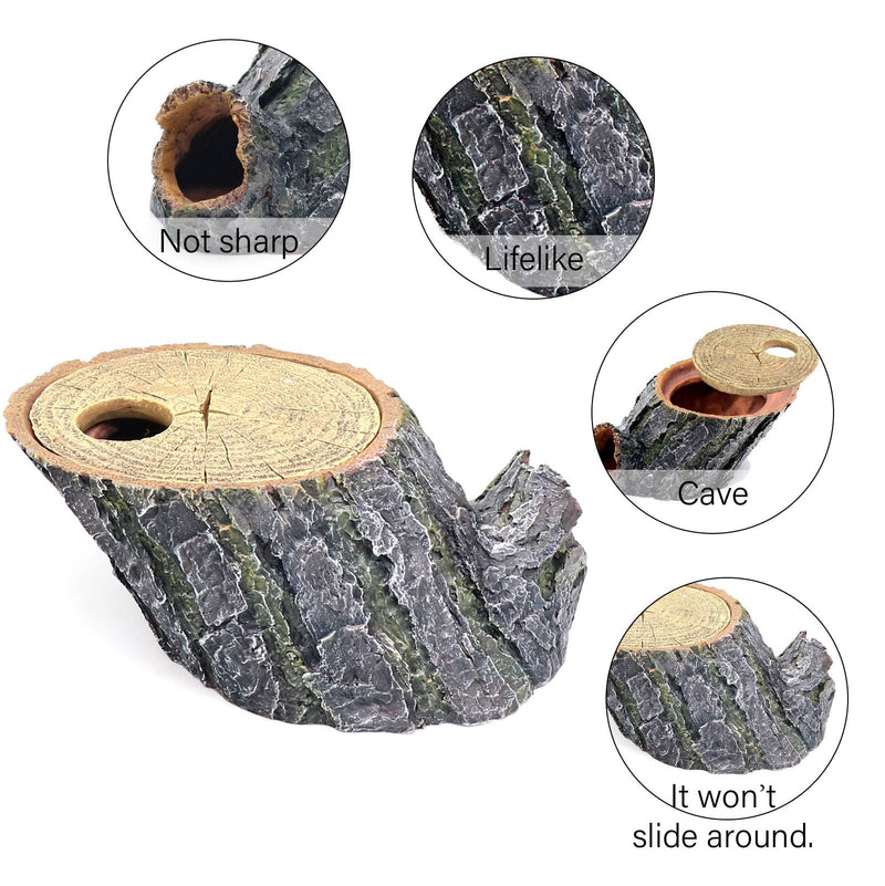 Snake Hide and Basking Tree Roots Cave for Terrariums, Available for Climbing and Hiding Spots for Reptiles, Amphibians, and Small Animals, Corn Snake, Green Snake and Small Gecko - BeesActive Australia