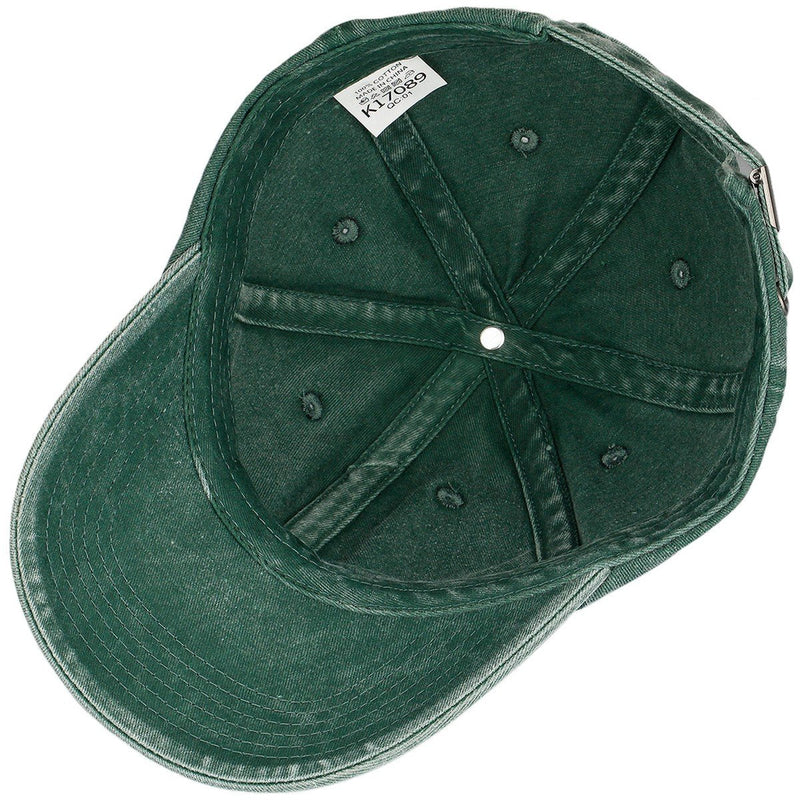 Sportmusies Unisex Baseball Cap Hat, Washed Cotton Twill Low Profile Plain Adjustable Running Golf Caps 2-green - BeesActive Australia