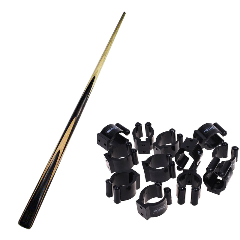 Cosmos Billiards Snooker Cue Locating Clip Holder for Pool Cue Racks, 12 Pieces - BeesActive Australia