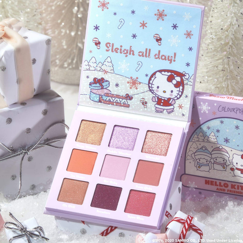 ColourPop x Hello Kitty Snow Much Fun Eyeshadow Palette! Full Size New in Box :) - BeesActive Australia