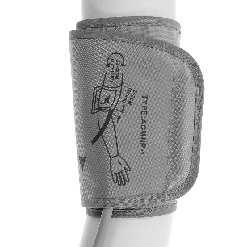 Healifty Blood Pressure Monitor Upper Arm Cuff Strap Blood Pressure Monitor Accessories 22-32cm of Arm Circumference Grey - BeesActive Australia