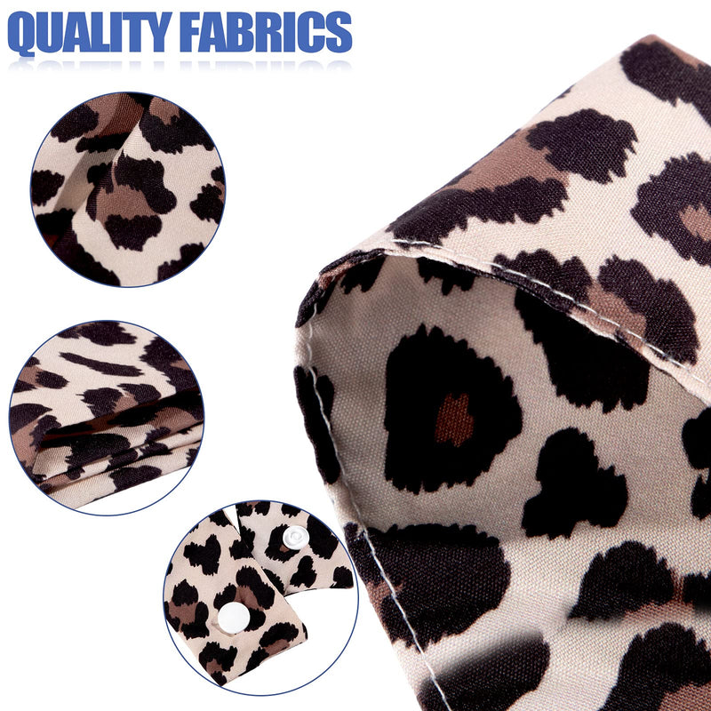 6 Piece Cooling Neck Wrap Cooling Scarf Soaked Tie Around Neck Leopard Style - BeesActive Australia