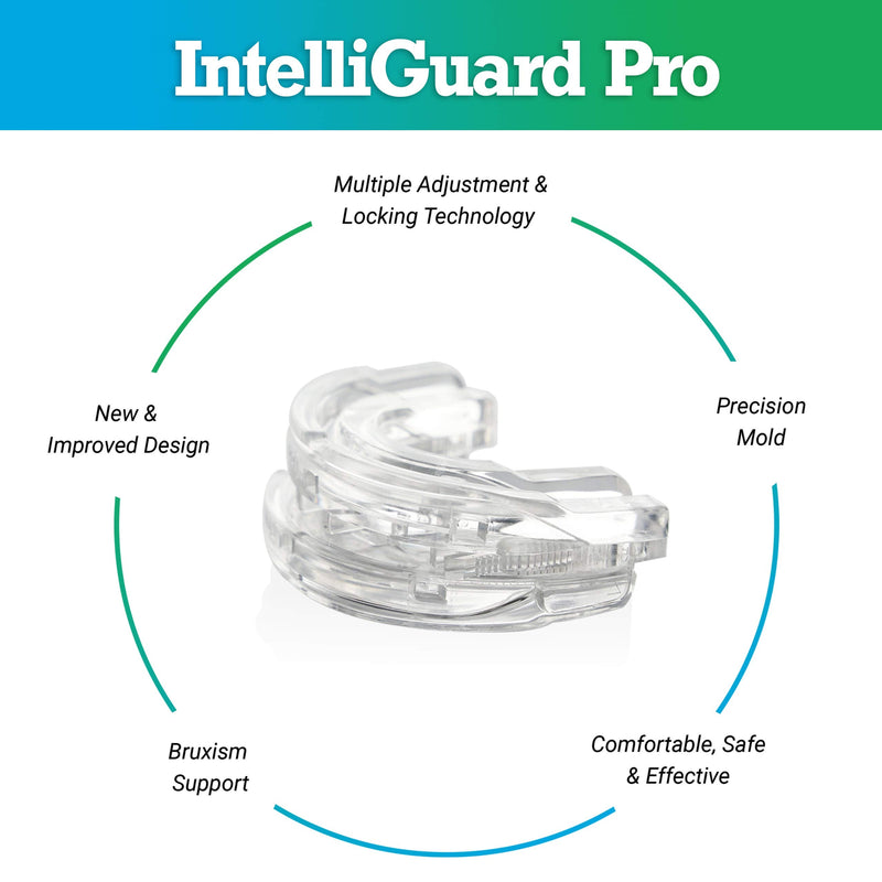 Bite Guard Intelliguard Pro Bruxism Mouthpiece Adjustable Night Guard Sleep Aid Sleep Eliminator - BeesActive Australia