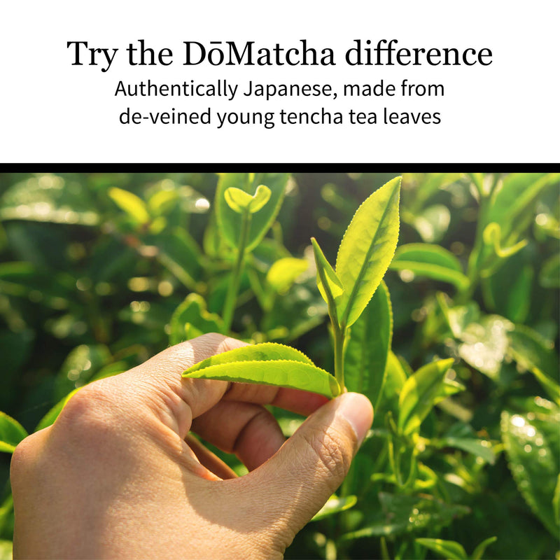 DoMatcha - Ceremonial Green Tea Matcha Powder, Travel Friendly, Natural Source of Antioxidants, Caffeine, and L-Theanine, Promotes Focus and Relaxation, Kosher, 24 Packets - BeesActive Australia