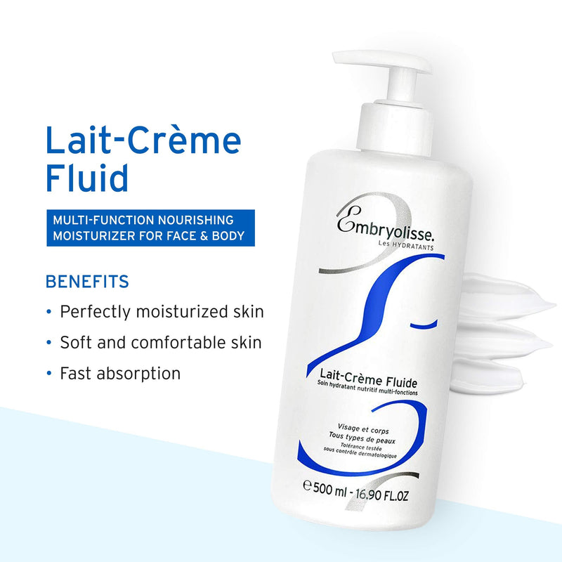Embryolisse Lait-Creme Fluid Multi-Function Nourishing Moisturizer 500 ml, 3350900000134 - BeesActive Australia