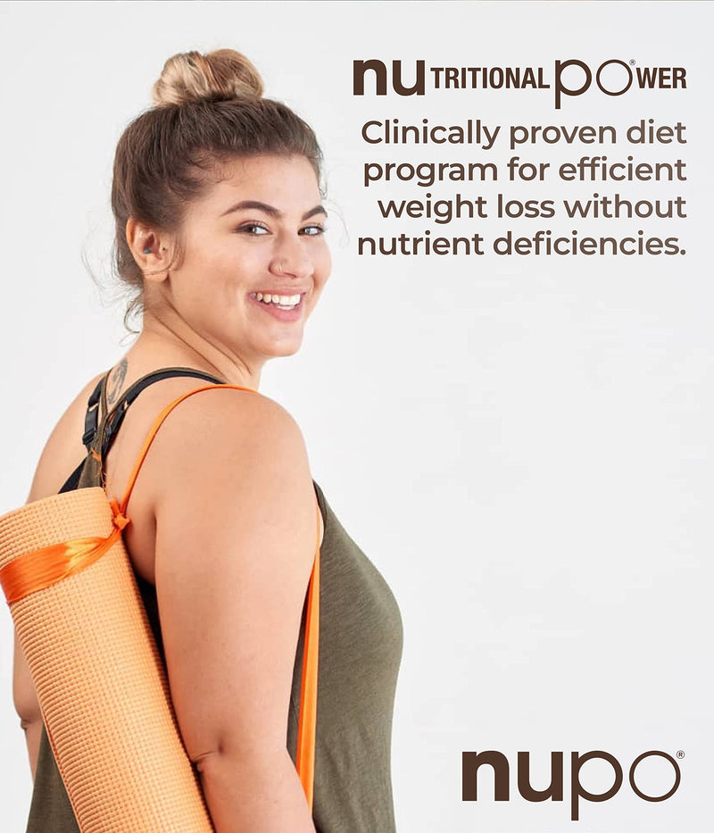 NUPO Diet Shake Chocolate – Premium diet shakes for weight management I Clinically proved meal replacement shake for weight control I 12 Servings I Very Low-Calorie Diet, GMO Free 384 g (Pack of 1) - BeesActive Australia