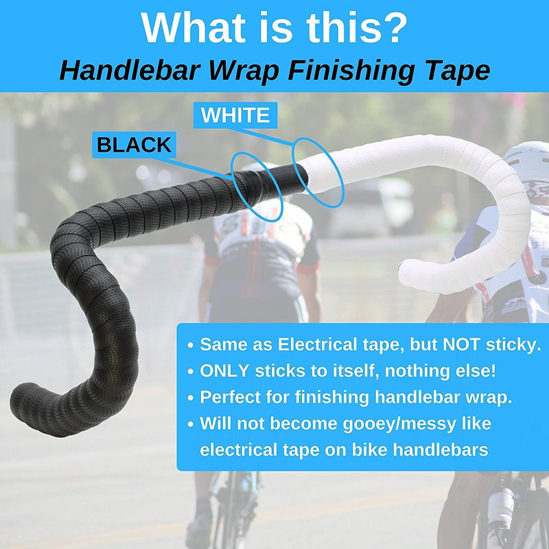 Domain Cycling - Premium Self-Fusing Silicone Tape for Bike Handlebars and Waterproofing Tape - 10 Ft Roll of Self-Bonding Handlebar Tape for Road Bike - Repair Griptape (Red) Red - BeesActive Australia