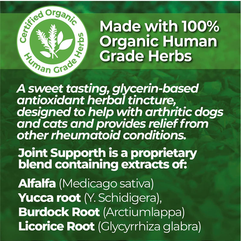 Animal Essentials Joint Support Supplement for Dogs and Cats, 2oz - Made in USA Alcohol-Free, Pain and Swelling Relief - BeesActive Australia