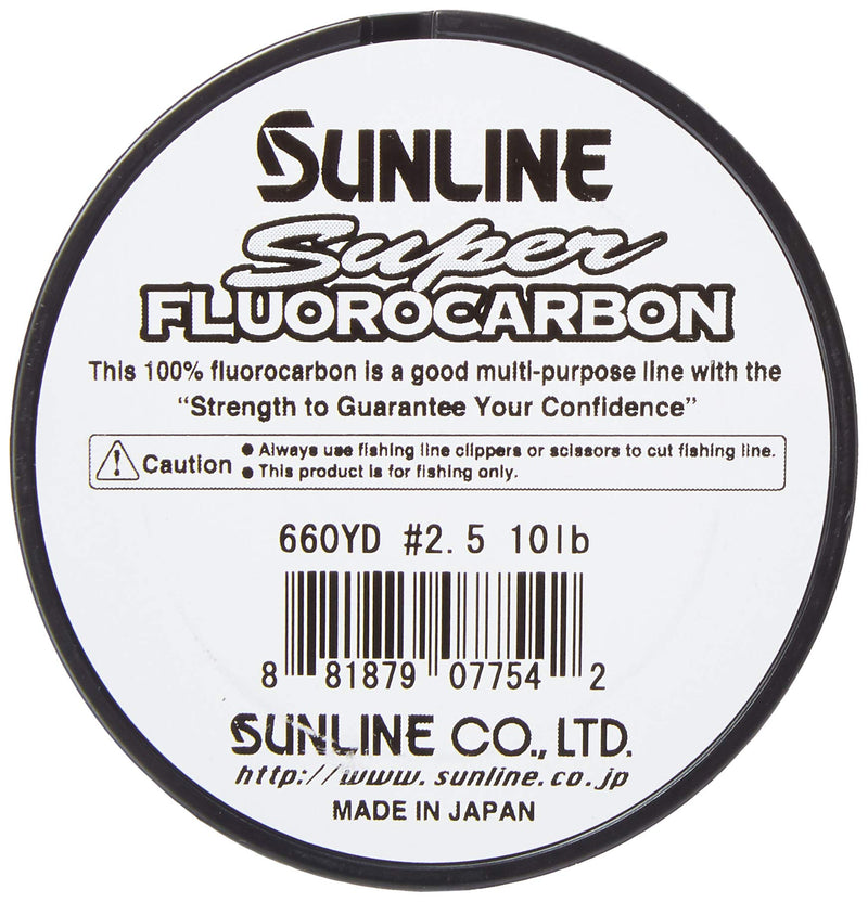 Sunline 63035882 Super Fluorocarbon 10 Lb. Super Fluorocarbon, Clear, 660 yd - BeesActive Australia