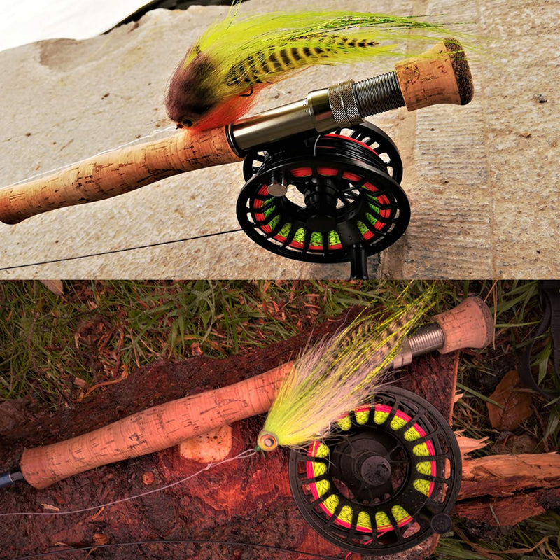 Aventik Fly Fishing Line Full Sinking Tip Weight Forward Fast Sinking Line with 2 Welded Loop IPS3/IPS5 Sinking tip-Black/orange,ips3-4 7F/S - BeesActive Australia