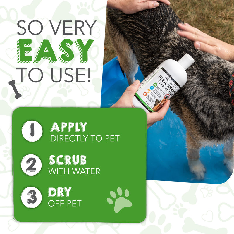 The Healthy Dog Co - Flea Shampoo for Dogs - Flea and Tick Shampoo for Dogs - Dog Flea Shampoo - Dog Shampoo Flea and Tick - Dog Flea and Tick Shampoo - Puppy Flea Shampoo - Flea and Tick Shampoo 16oz - BeesActive Australia