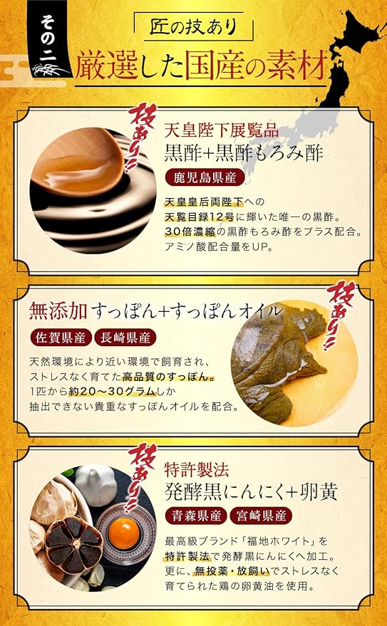 Craftsman's Suppon-do His Majesty the Emperor Exhibition Black Vinegar Black Garlic Egg Yolk Amino Acid 2130mg Domestic 120 tablets - BeesActive Australia