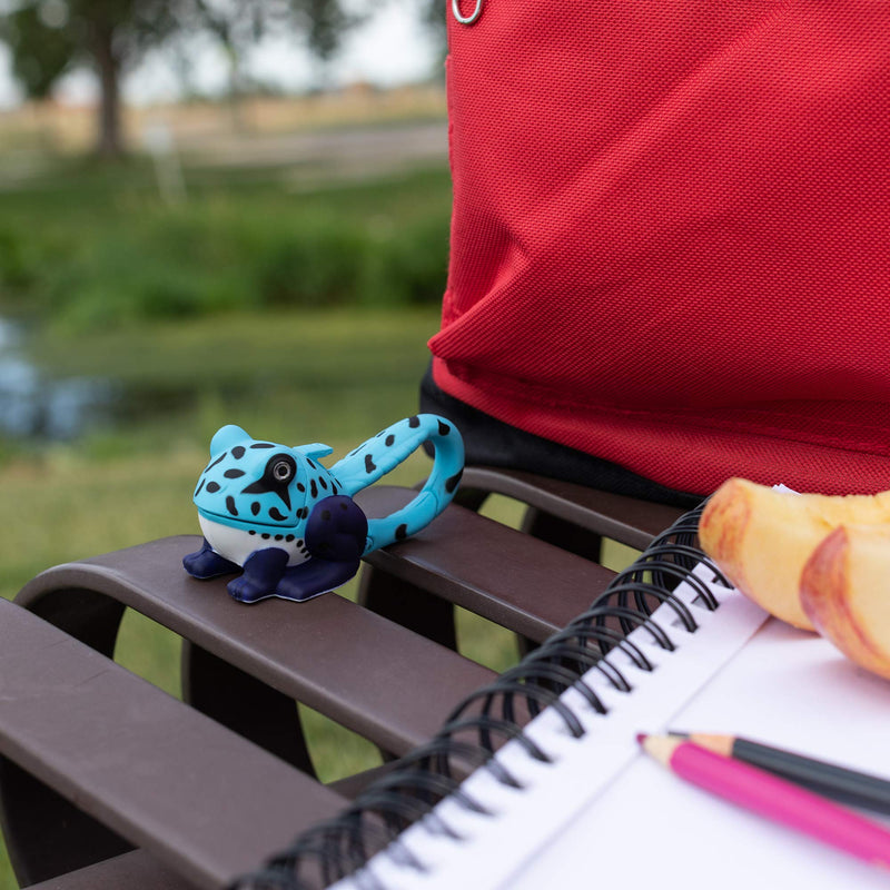 Sun Company Lifelight Animal Carabiner Flashlight | Animal Keychain Lights Blue Frog - BeesActive Australia