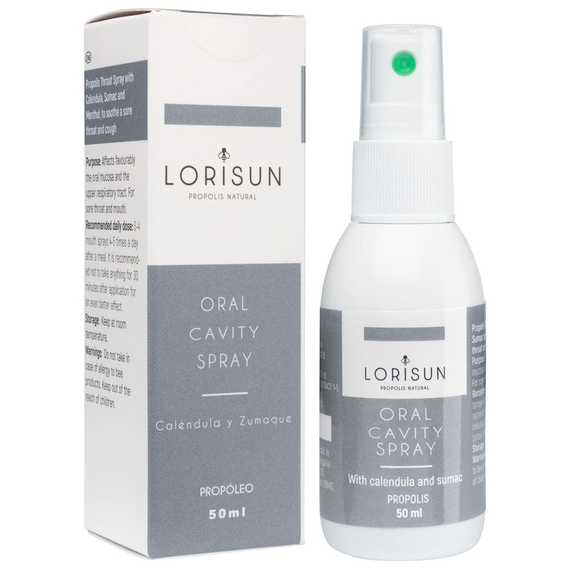 LORISUN | Propolis with Calendula Throat Spray | Propolis Spray | for Sore Throat and Oral Inflammation | Antibacterial | Natural Anti-Inflammatory | Protects and Strengthens | Easy to Use | 50ml - BeesActive Australia