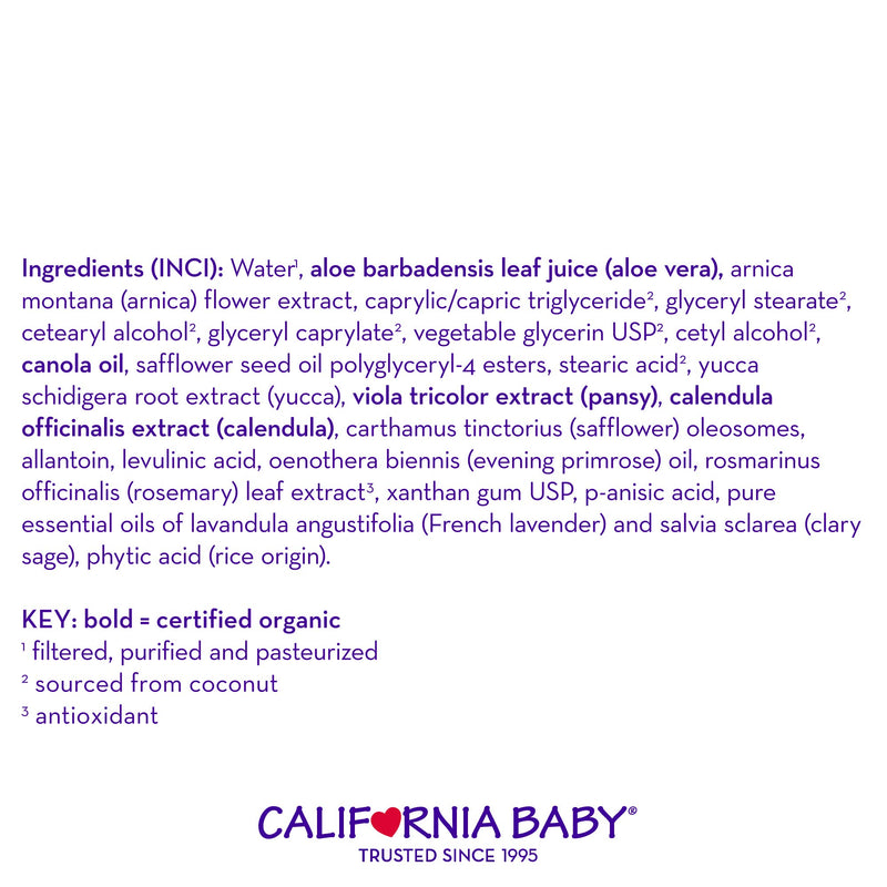 California Baby Aloe & Amica Cream (2 oz) For Sunburned, Dry, or Irritated Skin - BeesActive Australia
