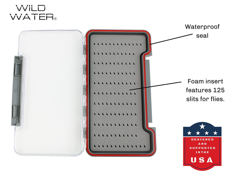Wild Water Fly Fishing Nymph Assortment, 72 Flies with Small Thin Fly Box for Trout, Panfish, Crappie, Sunfish - BeesActive Australia