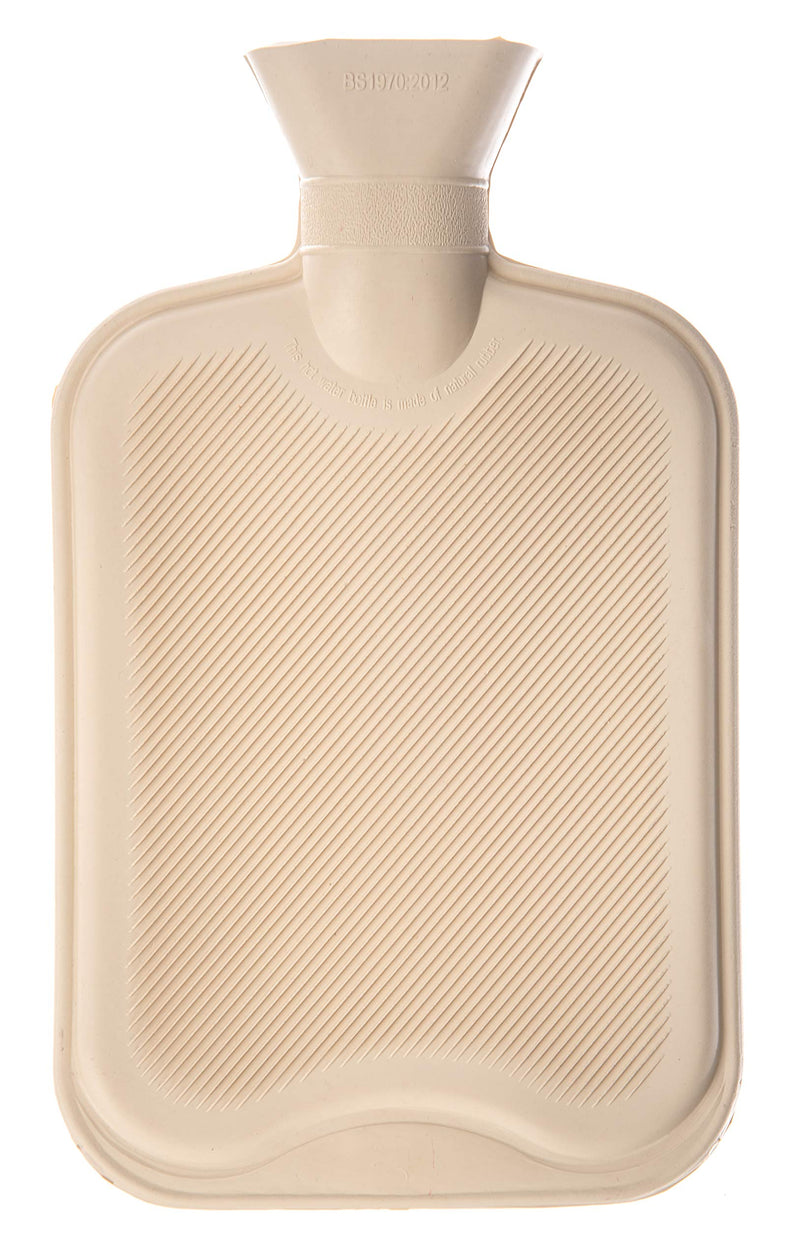 FiNeWaY 2L Hot Water Bottle Body Warmer with Pocket � for Back Neck Shoulder Leg Arthritis Pain Relief Aches Cramp (Knitted Grey) Knitted Grey - BeesActive Australia