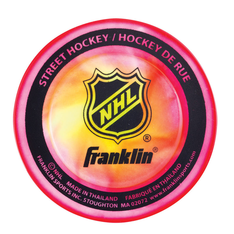 [AUSTRALIA] - Franklin Sports Street Hockey Pucks - Indoor and Street Hockey Practice Puck - 3-Pucks Assorted Colors 