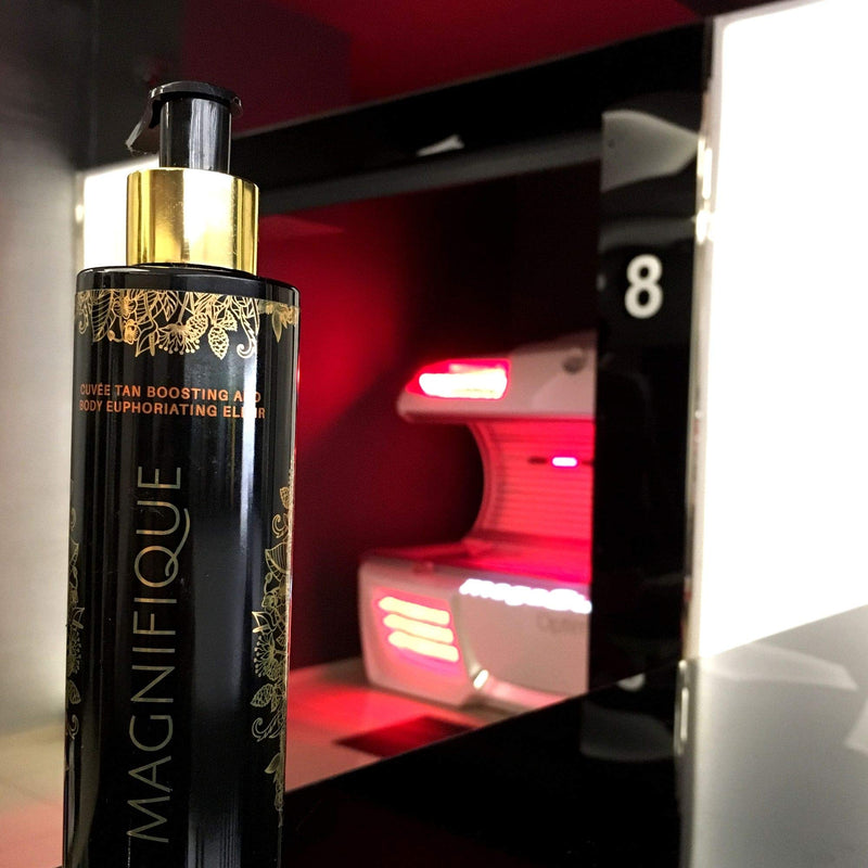 Onyx Magnifique Sunbed Dark Tanning Lotion Bronzing Accelerator - Dark Tan Result - Push-Up Complex Coffee Blend - Lightweight Formula - BeesActive Australia