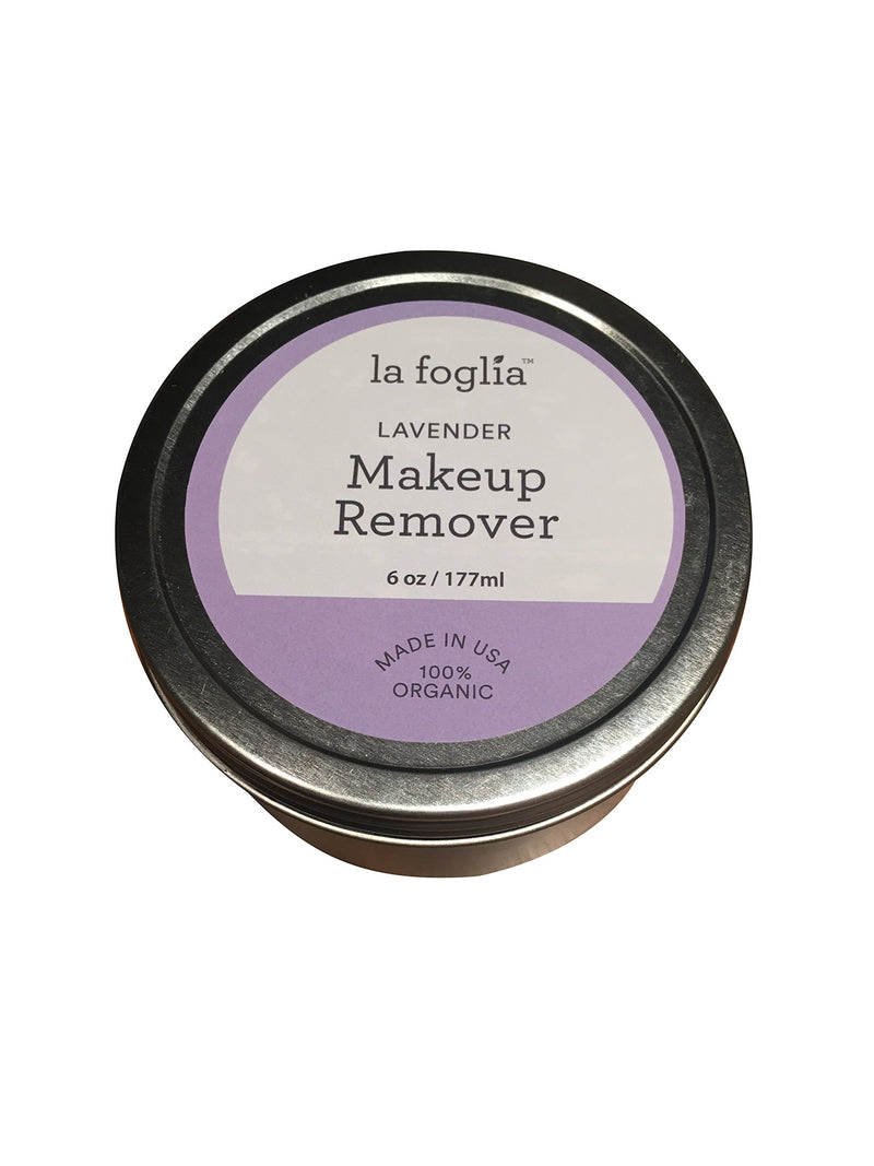 La Foglia Lavender Makeup Remover (Made In USA)100% Organic Lavender Makeup Removal and Face, Body Cream With Pure all Natural Ingredients - 6 Ounces - BeesActive Australia